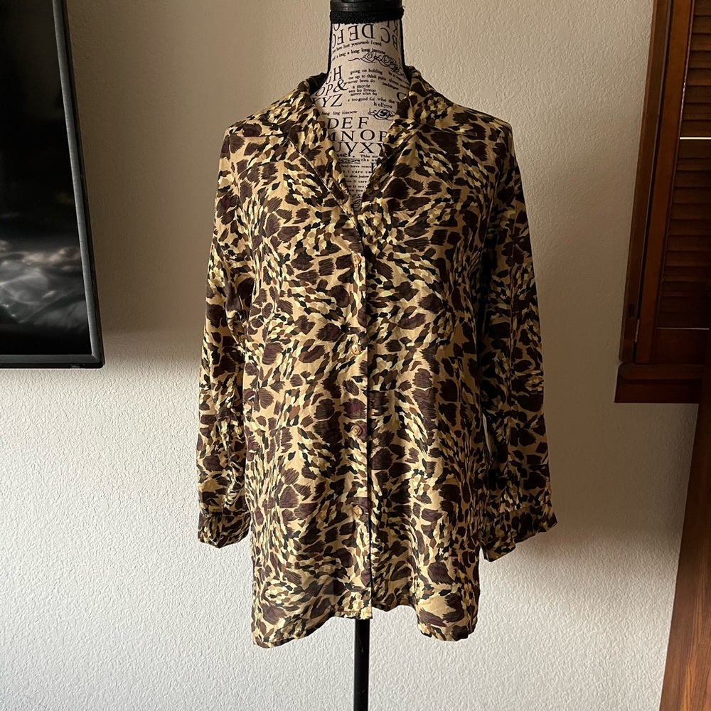 Leopard Print Blouse
